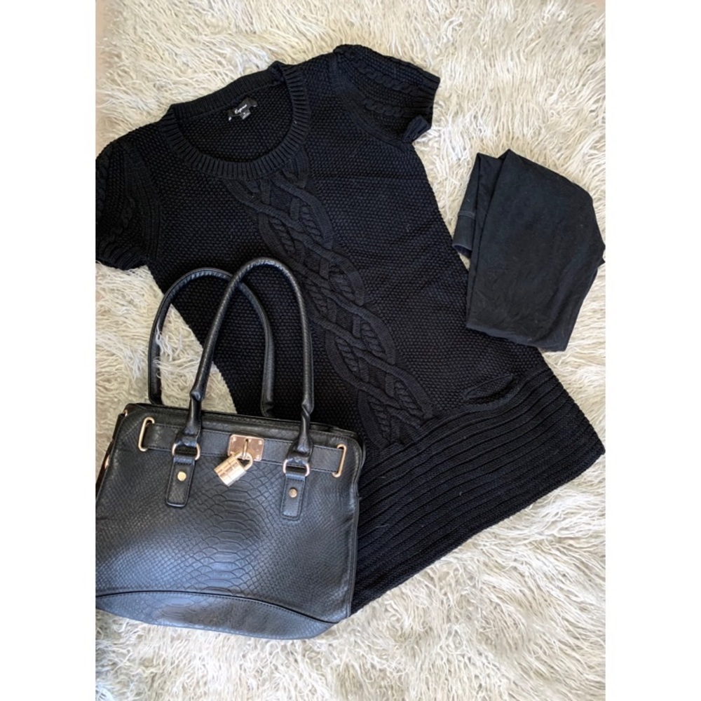 Express short sleeve knit sweater